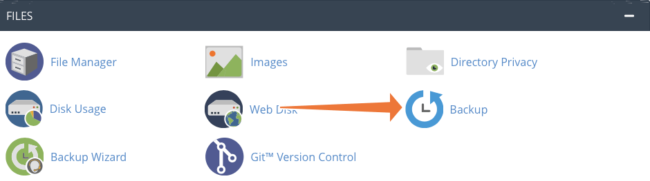 backing up database via CPanel on PhpMyAdmin
