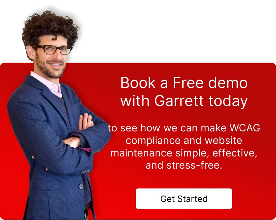 Picture of Garrett Goldman with arms crossed on left and the text
