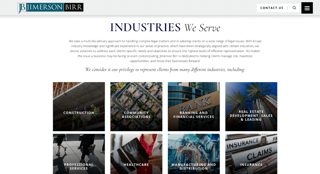 Jimerson Birr homepage